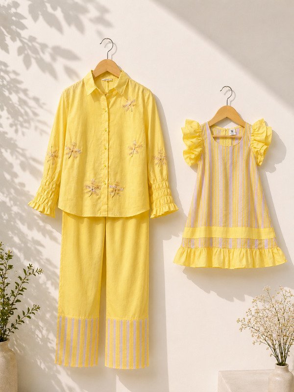 Petal & Sun Stitch co-ord set