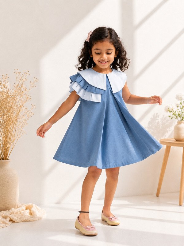 The Breezy Blue Wave Dress