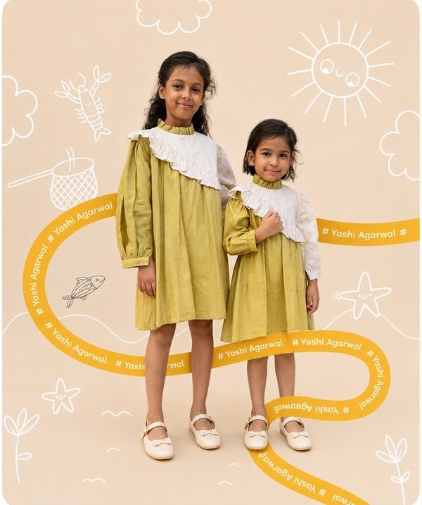 The Sage Panel Dress