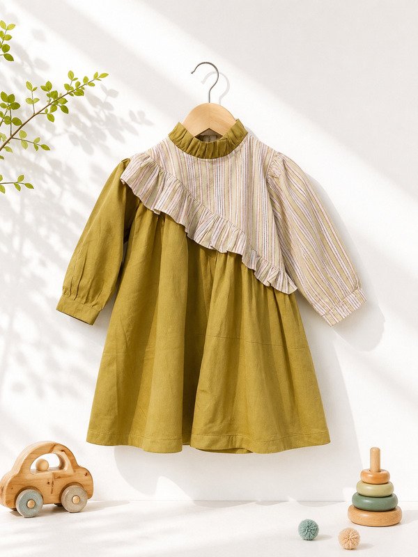 The Sage Panel Dress