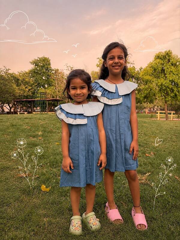 The Breezy Blue Wave Dress