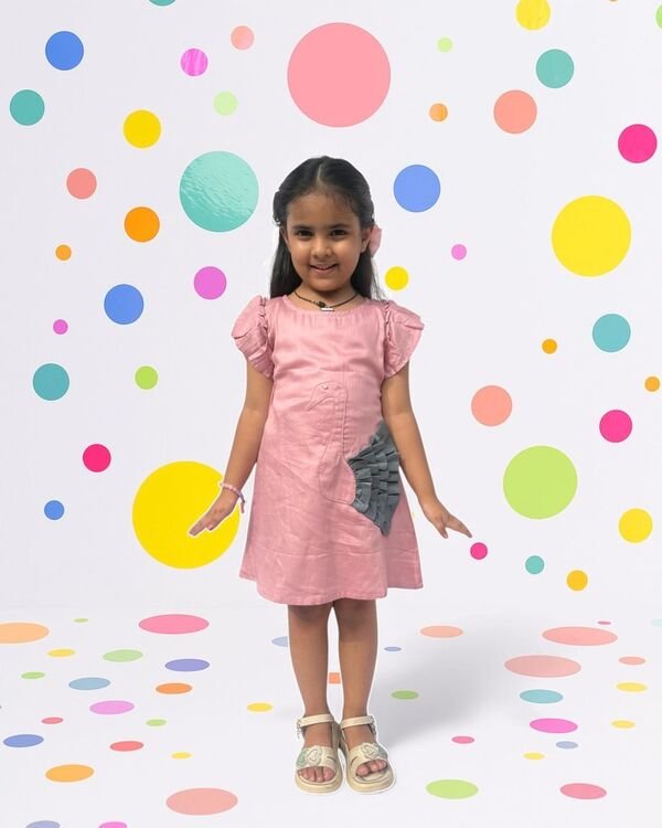 Flamingo Flutter dress